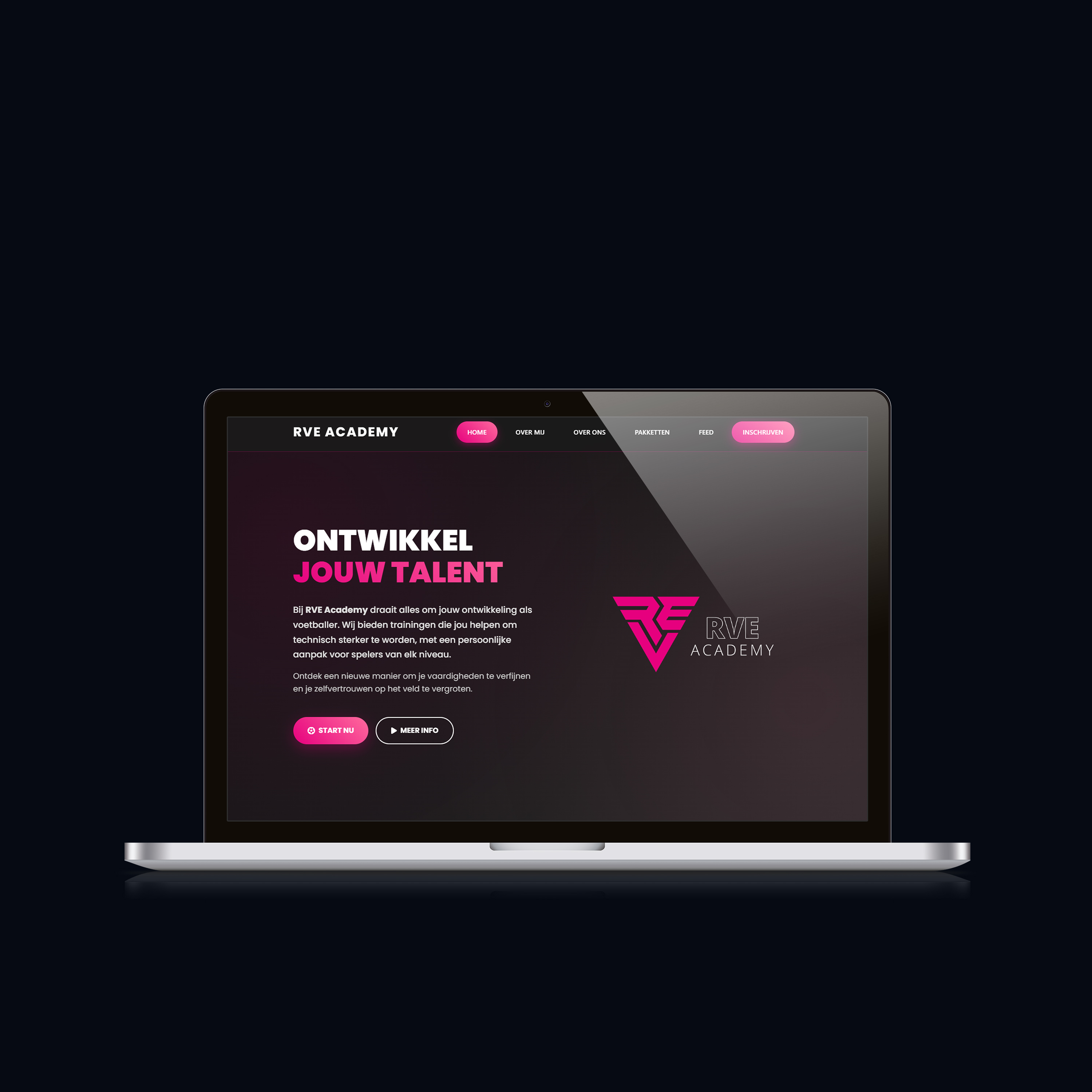 RVE Academy Mockup